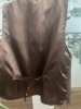 Skórzana brązowa kamizelka Suede Leather Brown 